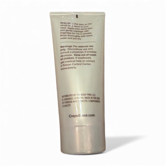Body Firm CREPE ERASE Facial Refining Exfoliant 6 oz/180 ml NEW & Sealed - Picture 2 of 2